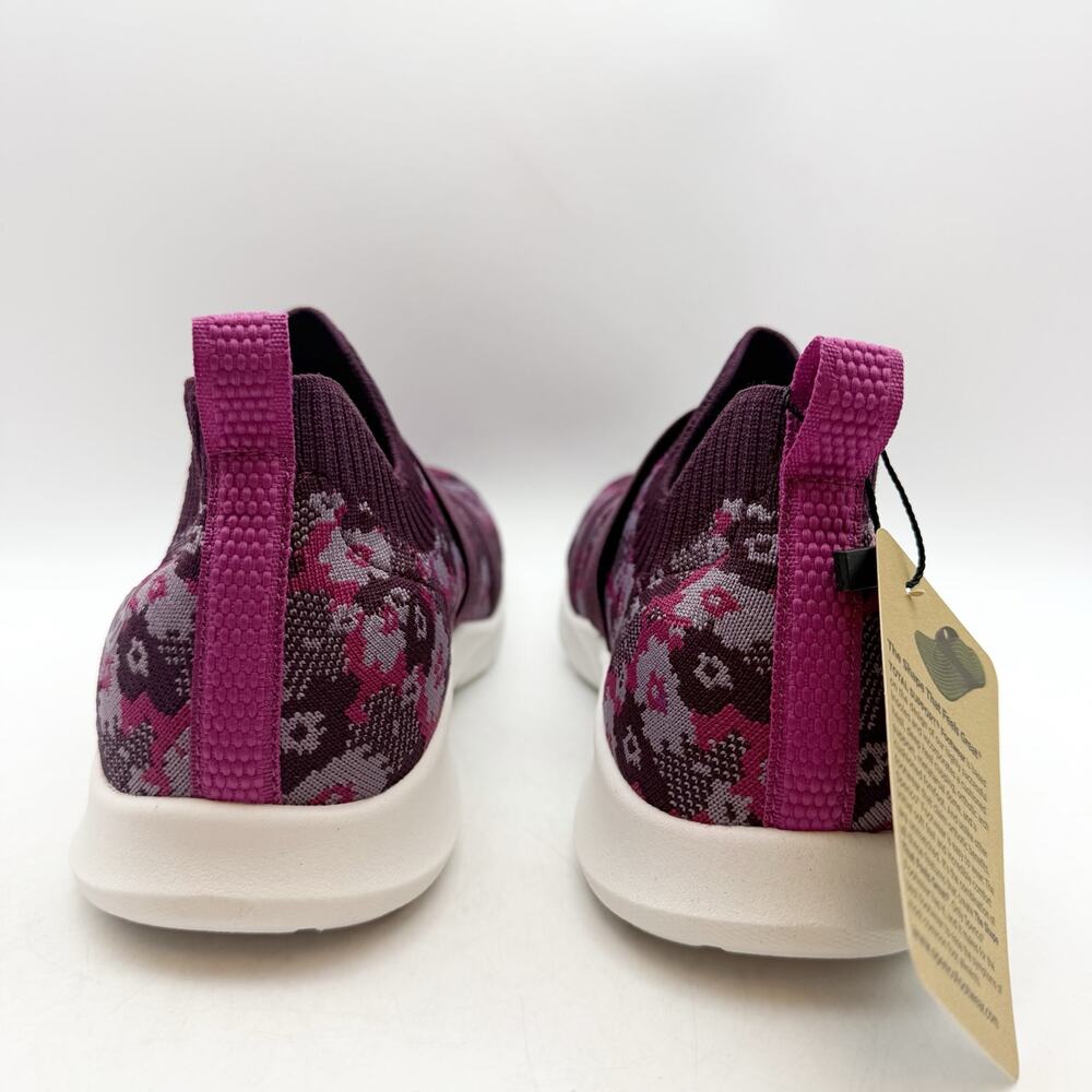 Spenco Womens Karma Stretch Sneakers US 9 M EU 39.5 Fuchsia Floral Purple NIB - Picture 9 of 12